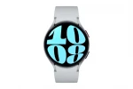 Išmanusis laikrodis Samsung Galaxy Watch 6 LTE, 44 mm, Sidabrinės spalvos korpusas su pilkos spalvos dirželiu