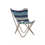 Kėdė DKD Home Decor, 74x65x90 cm, mėlyna