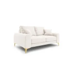 Dvivietė sofa Larnite, 172x102x90 cm, smėlio
