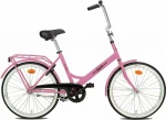 Helkama jopo -polkupyörä, vaaleanpunainen, 24