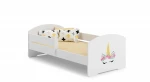 Lova ADRK Furniture Pepe Barrier Unicorn, 140x70 cm, balta