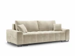 Sofa Micadoni Home Byron 3S, smėlio spalvos