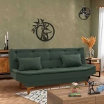 Hanah Home 3 vietų sofa-lova Santo - Žalias