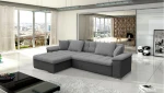 Kampinė sofa-lova Diana, pilka