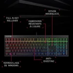 CHERRY MX 2.0S RGB Klaviatūra/CORDED MECHANICAL Baltas