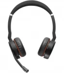 Belaidės ausinės Jabra Evolve 75 SE MS Duo, Juodos