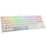 Mechaninė klaviatūra Ducky One 2 RGB TKL White, PBT, MX Black, DE išdėstymas