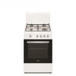 Viryklė Simfer | Cooker | 4401SGRBB | Hob type Gas | Oven type Gas | Baltas | Plotis 50 cm | Gylis 55 cm | 49 L