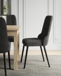 Kėdė ADRK Furniture 83 Rodos, juoda