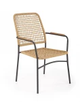 4-ių kėdžių komplektas Halmar K457, rudas