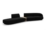 Modulinė sofa Micadoni Miley, juoda