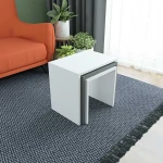 Kalune Design Stalas su lizdais Nora - Baltas, Anthracite