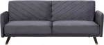 Beliani SENJA aksominė sofa-lova