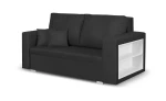 Sofa-lova Milo1, juoda/balta