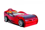 Kalune Design Automobilinė lova Race Cup Carbed (With Friend Bed) (Raudona) (90X190 - 90X180)