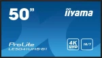 Monitorius Iiyama 50" profesionalus Digital Signage ekranas su 4K, 18/7, UHD raiška