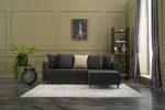 Kalune Design Kampinė sofa-lova Aydam Right - Anthracite