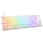 Ducky One 3 Aura Baltas SF klaviatūra žaidimams, RGB LED – MX–Raudona – DE išdėstymas