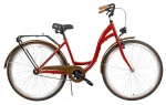 Miesto dviratis AZIMUT City Lux 28" 2021, raudonas