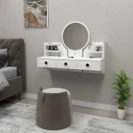 TV staliukas Kalune Design Makiažo stalas Polina - Baltas