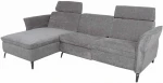 Corner sofa DAYTON LC, electric recliner, light pilkas