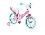 Dviratukas vaikams Huffy Minnie 16" Bike, baltas/rožinis