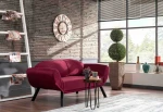 Kalune Design 2 vietų sofa-lova Genzo - Maroon