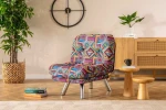 Hanah Home 1 sėdynės sofa-lova Misa Small Solo - Patchwork