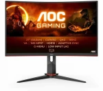 Monitorius AOC CQ27G2S/BK, 27'', VA, 2560 x 1440, 165 Hz, 4 ms, 250 cd/m²