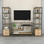 TV staliukas Kalune Design Televizoriaus spintelė Robbins - Juodas, Oak