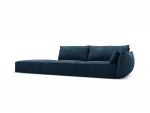 Kairinė sofa Vanda, 4 sėdimos vietos, mėlyna