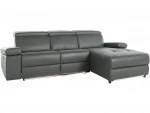 Trivietė sofa Loft Rayland, pilka