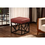 Pouffe Koza - Claret Red