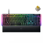 Razer | BlackWidow V4 | Mechaninė klaviatūra žaidimams | su laidu | RGB LED pašvietimas | US | Juodas | Geltona Switches