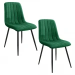 2-ių kėdžių komplektas Akord SJ.9, žalias