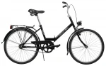 Sulankstomas dviratis Azimut Fold 24" 2023, juodas