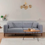 Hanah Home 3 vietų sofa-lova Liones - Pilkas