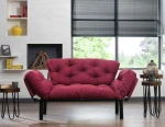 Kalune Design 2 vietų sofa-lova Nitta - Maroon
