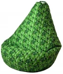 Sako bag pouffe Pear print Minecraft XXL 140 x 100 cm