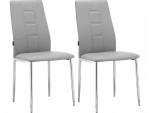 2-jų valgomojo kėdžių komplektas Loft24 Edita, pilkas