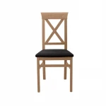 2-jų kėdžių komplektas BRW Bergen, rudas/juodas