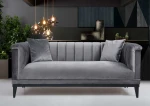 Kalune Design 2 vietų sofa Trendy - Dark Pilkas