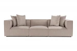 Sofa Asir Sora 3, smėlio spalvos