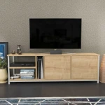 TV staliukas Kalune Design Televizoriaus stovas Primrose - Baltas, Oak