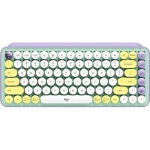 Logitech POP Keys Wireless Mechanical Emoji, SWE, daydream lilac - Wireless keyboard