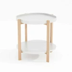 Side table NORAH 50x50xH55cm, baltas