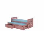 Vaikiška lova ADRK Furniture Tomi 180x80, rožinė