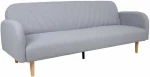 Sofa bed KARIN 208x80x80cm, pilkas