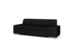 Sofa Porto 3, 210x90x98 cm, juoda