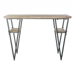 Rašomasis stalas DKD Home Decor Juoda Metalinis Eglė (120 x 60 x 81 cm)